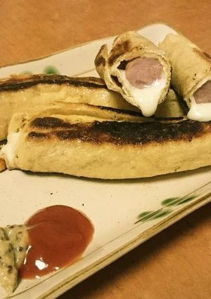 【糖質制限】稲荷チーズドッグ-レシピのメイン写真