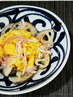 レンコンと卵のあんかけ-レシピのメイン写真