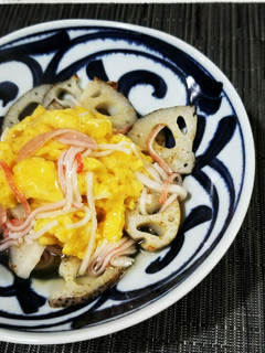 レンコンと卵のあんかけ-レシピのメイン写真