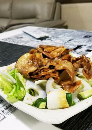 レンコン肉サラダ-レシピのメイン写真