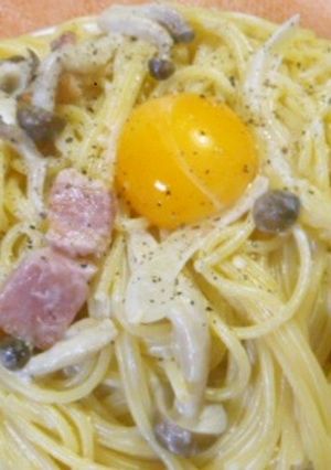 簡単に本格、濃厚カルボナーラ-レシピのメイン写真