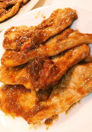 フルーティー☆豚ロース肉のジャム照り焼き-レシピのメイン写真