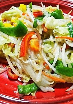 もやしとパプリカとツナのあんかけ炒め-レシピのメイン写真