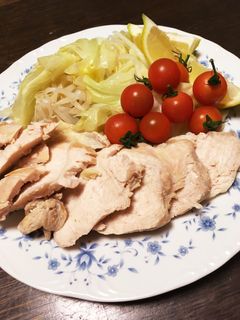 お家でサラダチキン!もちろん塩麹味!-レシピのメイン写真