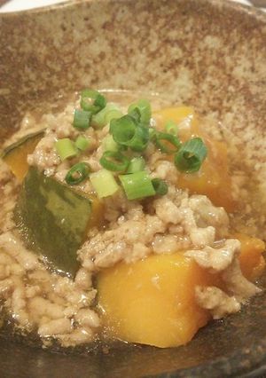 かぼちゃのそぼろあんかけ-レシピのメイン写真