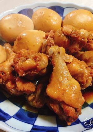 お酢なしで！こってり♡やわらか〜手羽元煮-レシピのメイン写真