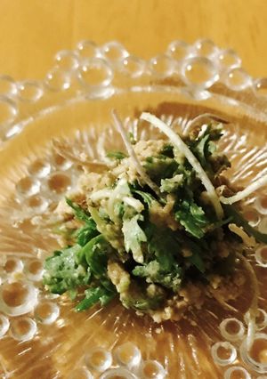 常備菜 春菊の糠和え-レシピのメイン写真