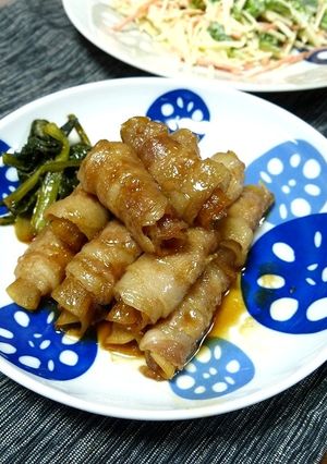 簡単！豚バラ大根☆スライス大根の肉巻き-レシピのメイン写真