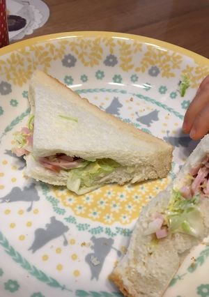 幼児食に簡単サンドイッチ-レシピのメイン写真