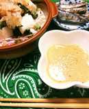 万能タレと、豆腐と白菜のサラダ