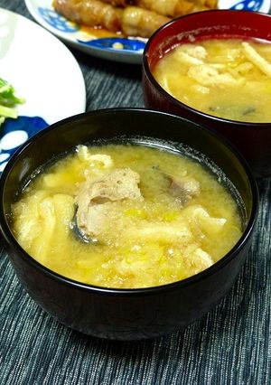 簡単!血行促進☆みぞれサバのお味噌汁-レシピのメイン写真