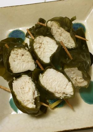 鶏肉こんぶ巻き甘酒煮（大量消費に）-レシピのメイン写真
