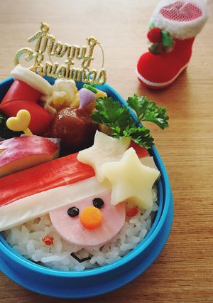 クリスマス☆簡単サンタクロースのキャラ弁-レシピのメイン写真