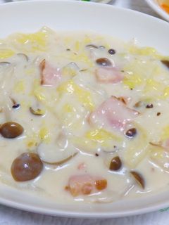 フライパンで簡単♡白菜のクリーム煮-レシピのメイン写真