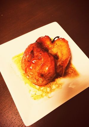 適当に魚焼きグリルで焼き林檎-レシピのメイン写真