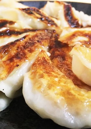 満足度たっぷり もち麦餃子♡-レシピのメイン写真
