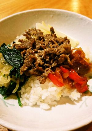 ビビンバ…オージー牛こま肉で…-レシピのメイン写真