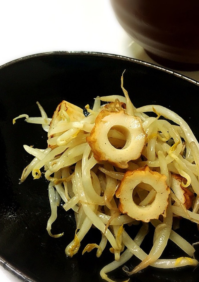 竹輪ともやしの炒め物-レシピのメイン写真