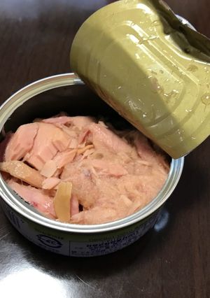 簡単缶詰の汁切り-レシピのメイン写真