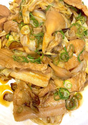 簡単な味噌豚肉キャベツ炒め-レシピのメイン写真