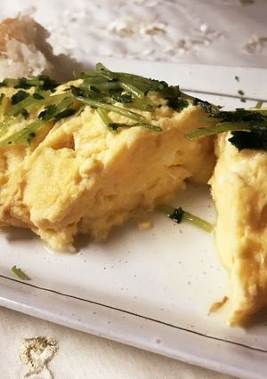 丸いフライパンで作る ホワホワだし巻き卵-レシピのメイン写真