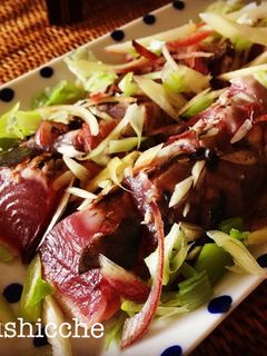 フライパンで簡単♡鰹のたたき-レシピのメイン写真