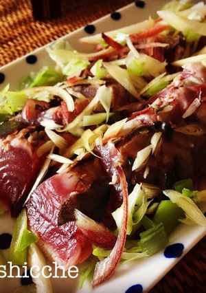 フライパンで簡単♡鰹のたたき-レシピのメイン写真