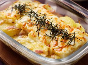 お餅とポテトのみそチーズグラタン-レシピのメイン写真