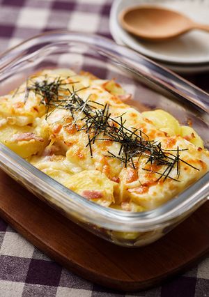 お餅とポテトのみそチーズグラタン-レシピのメイン写真