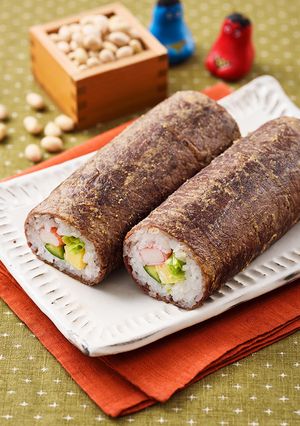 簡単!ガッツリみそ肉巻き恵方-レシピのメイン写真