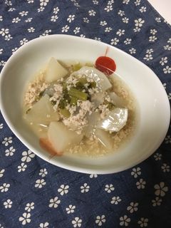 かぶの✨ふわっとろ✨鶏そぼろあんかけ-レシピのメイン写真
