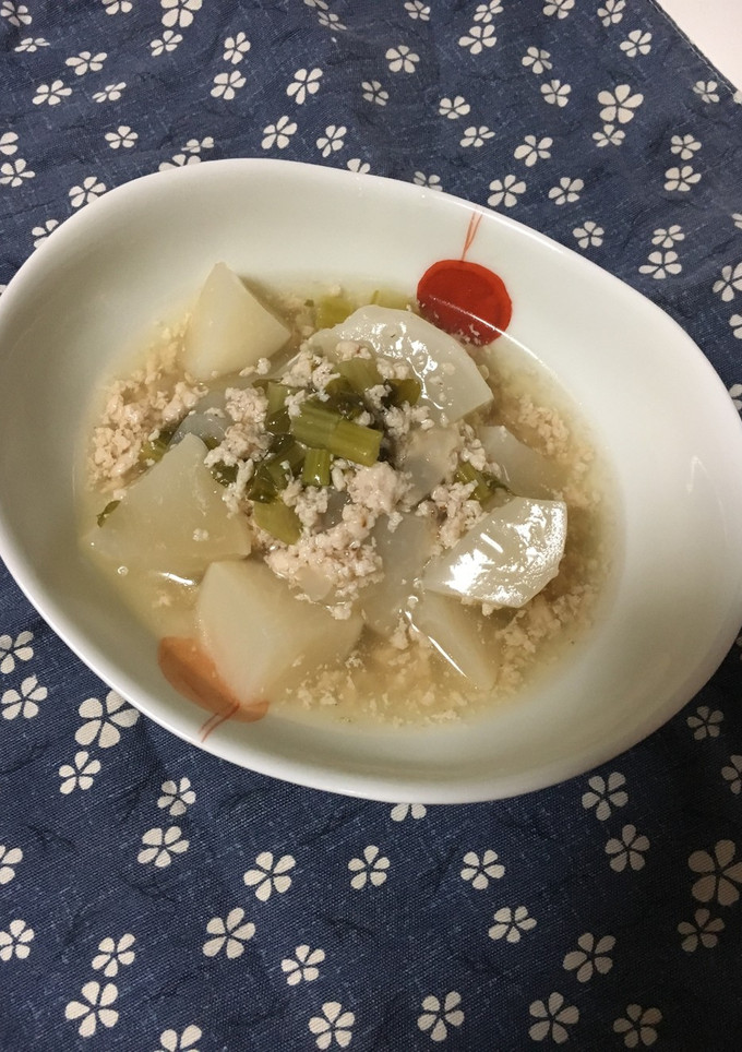 かぶの✨ふわっとろ✨鶏そぼろあんかけ-レシピのメイン写真