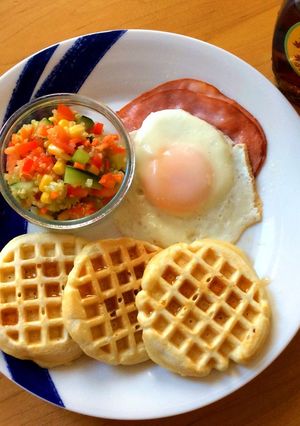 お気に入りのアメリカンワッフル♪-レシピのメイン写真