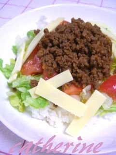 我が家の味のタコライス♪-レシピのメイン写真