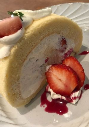 【クリスマスレシピ】いちごのロールケーキ-レシピのメイン写真