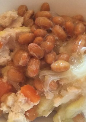 納豆でロール白菜リメイク-レシピのメイン写真