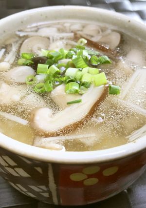 美人レシピ・茶碗蒸しキノコあんかけ-レシピのメイン写真