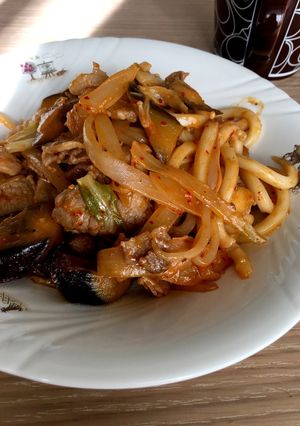 キムチーズ焼うどん-レシピのメイン写真