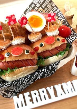 クリスマス☆簡単トナカイ☆ホットドッグ-レシピのメイン写真