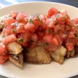 白身魚の唐揚げ・サルサメヒカーナ添え