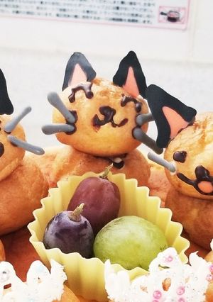 ☆プチシューで猫☆-レシピのメイン写真