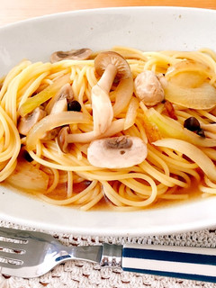 きのこの和風スープパスタ-レシピのメイン写真