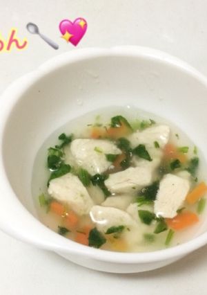離乳食中期〜＊鶏肉あん-レシピのメイン写真