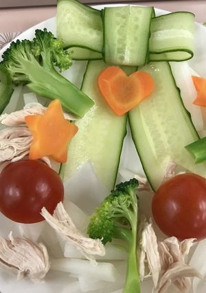 ☆クリスマスリースサラダ☆-レシピのメイン写真