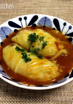 【ハヤシのルーで♪ご馳走ロールキャベツ】-レシピのメイン写真