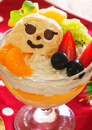 マロニーのクリスマスパフェ-レシピのメイン写真