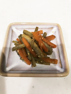 【冷凍保存/お弁当】きんぴらごぼう-レシピのメイン写真