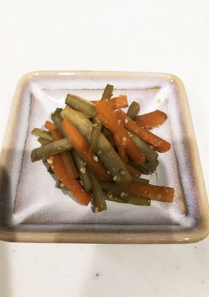 【冷凍保存/お弁当】きんぴらごぼう-レシピのメイン写真
