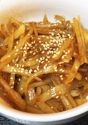 簡単☆じゃがいも1個のきんぴら-レシピのメイン写真