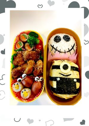 簡単 デコ弁 ミニオン-レシピのメイン写真